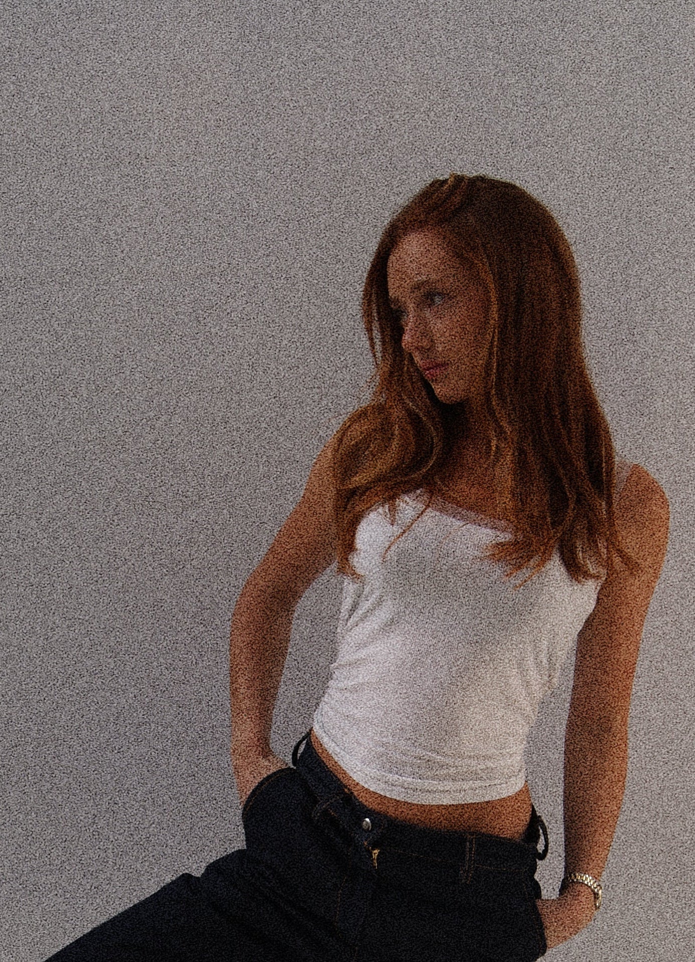Rokkie Denim The Bamboo Top — worn lifestyle, styled with denim